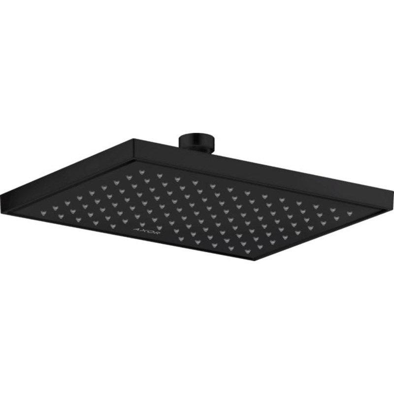 Showerhead ShowerSolutions 1 Function Matte Black 9-5/8 Inch 1.5 Gallons per Minute Rain