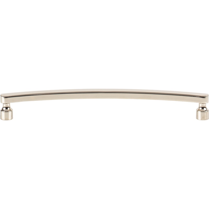 Atlas Homewares Lennox Pull 7 9/16 Inch (c-c) Polished Nickel