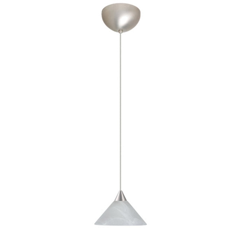 Besa 1XC-117652-SN Kona One Light Pendant Satin Nickel