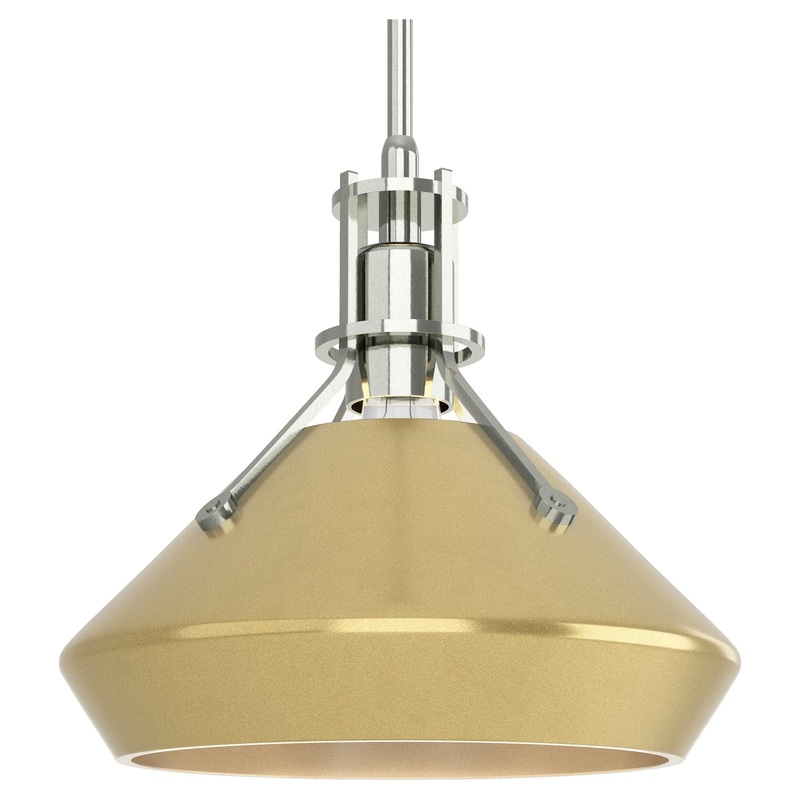 Henry Pendant with Chamfer Sterling Modern Brass