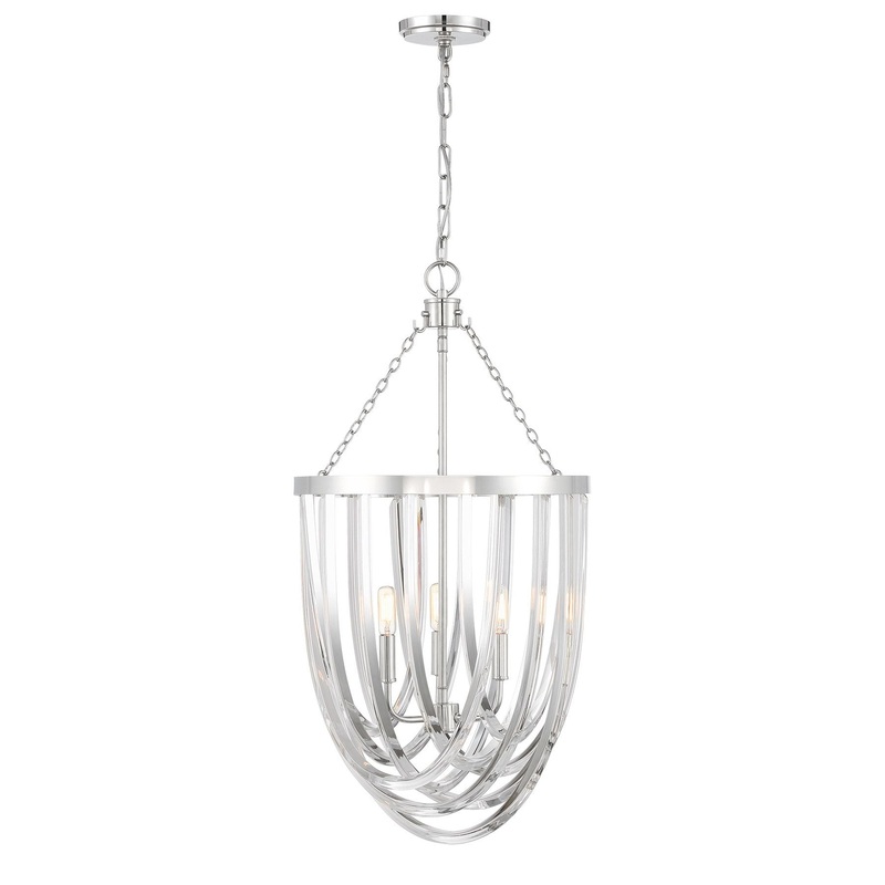 Jennings 3-Light Pendant Polished Nickel