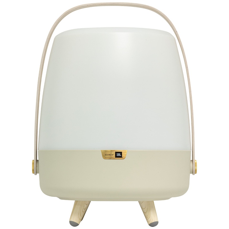 Lite Up Play Rechargeable Indoor/Outdoor Speaker Lamp Sand – Natural Beige