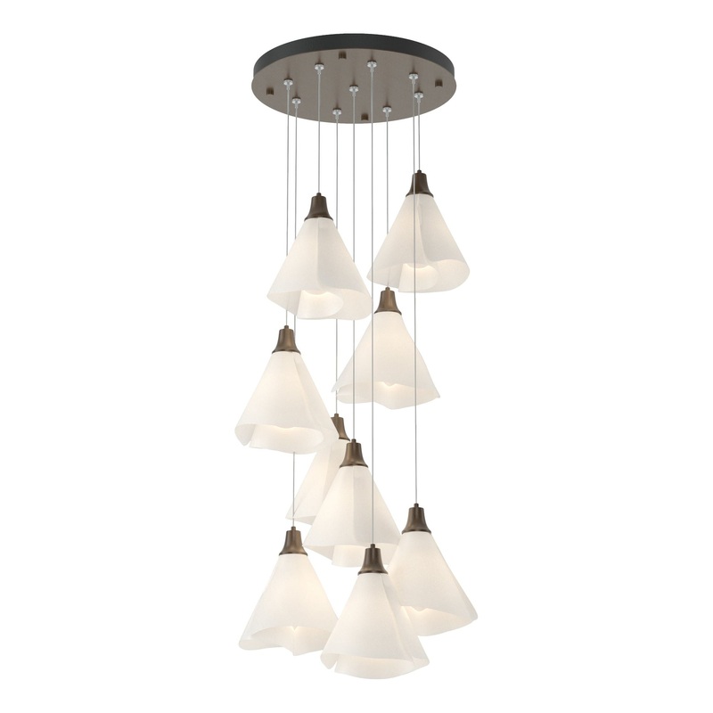 Mobius 9-Light Pendant Bronze