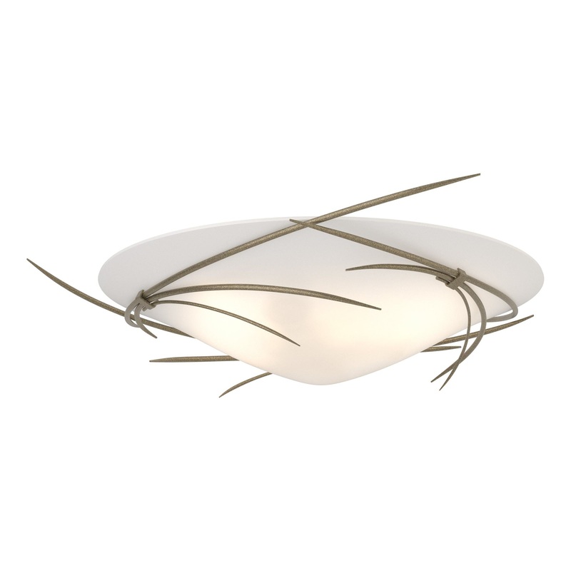 Wisp Semi-Flush Soft Gold