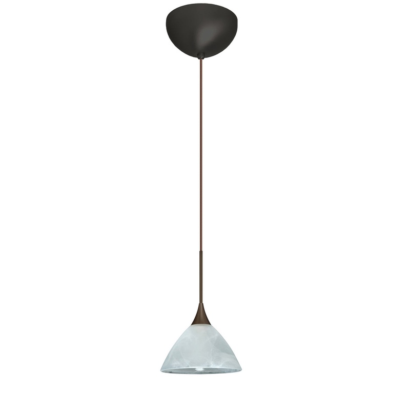 Besa 1XC-174352-LED-BR Domi One Light Pendant Bronze