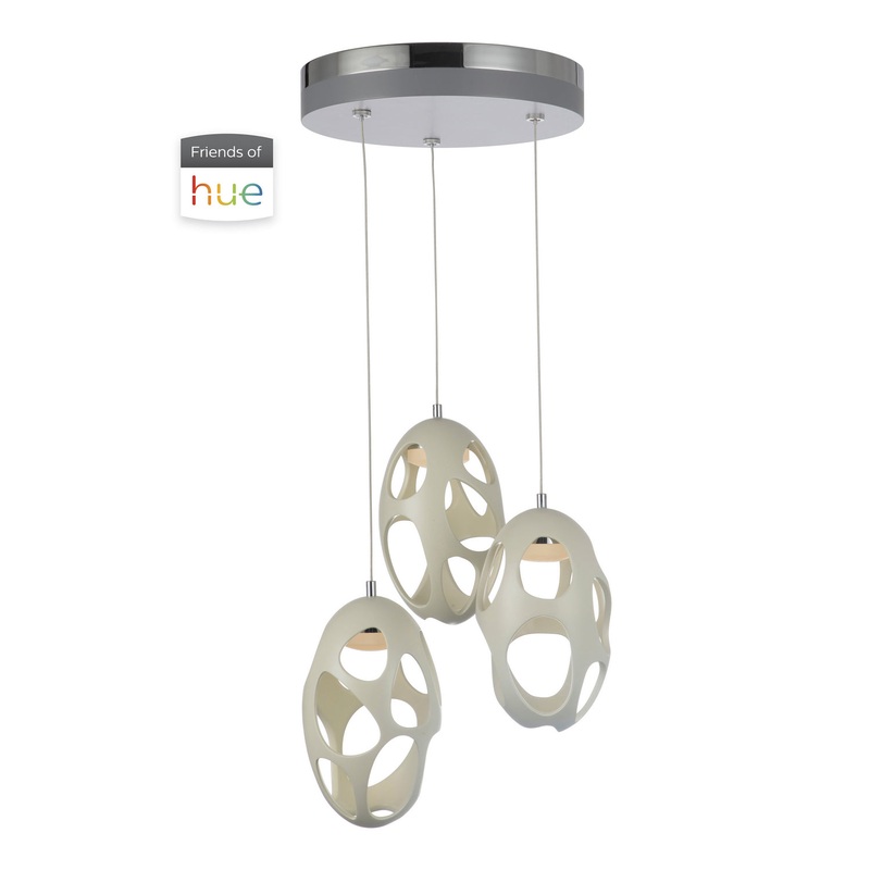 Craftmade 47993-W-HUE Ovale LED Pendant White (Discontinued)