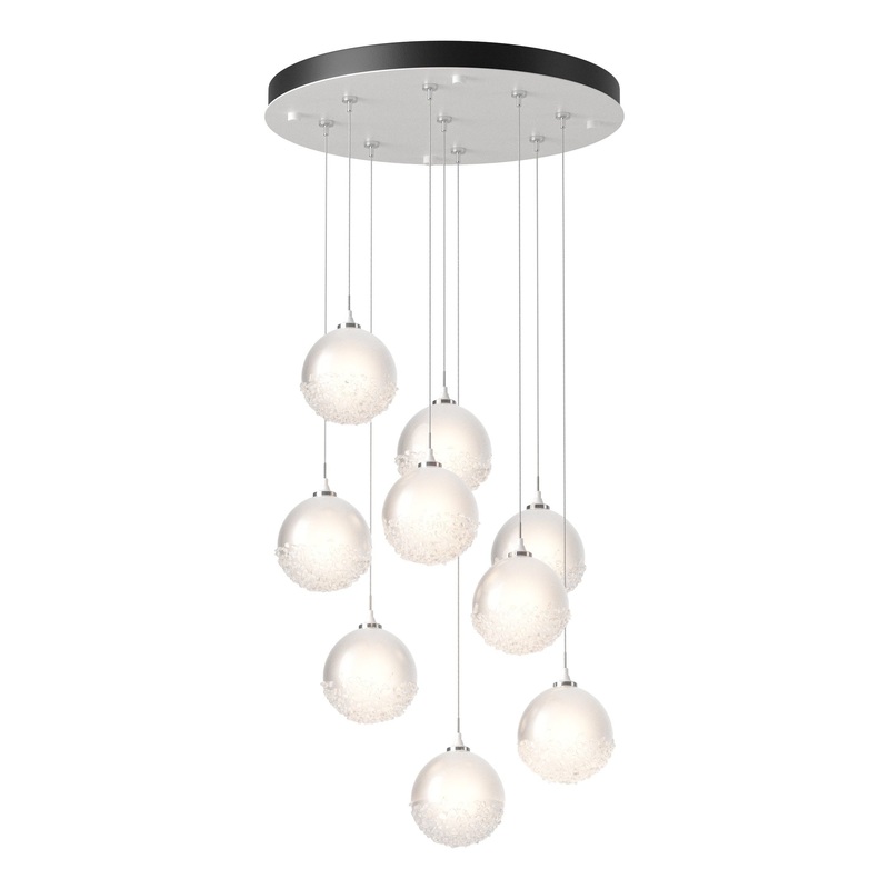 Fritz Globe 9-Light Pendant White