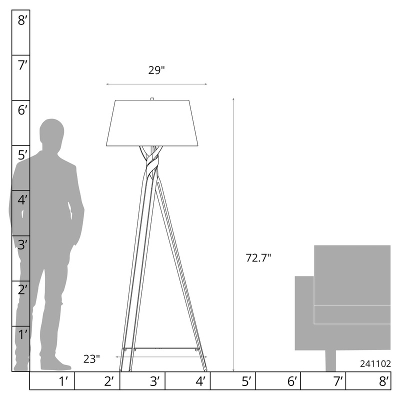 Tryst Floor Lamp Ink Oil Rubbed Bronze