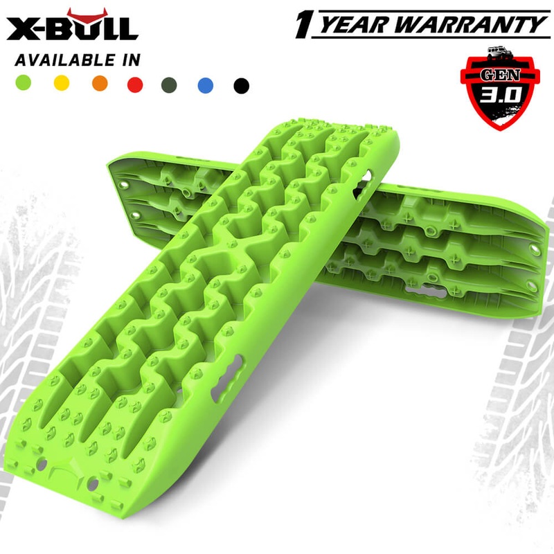 X-BULL Recovery tracks Sand tracks 2pcs Sand / Snow / Mud 10T 4WD Gen 3.0 – Green