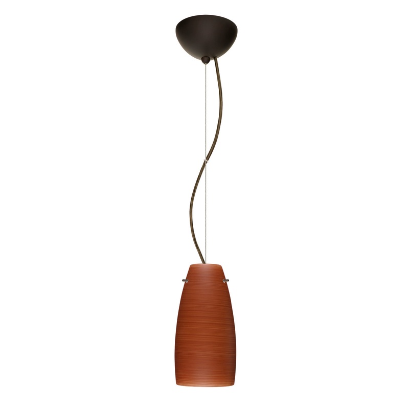 Besa 1KX-1512CH-LED-BR Tao One Light Pendant Bronze