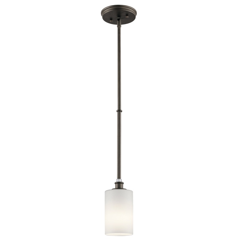 Kichler 43927OZ One Light Mini Pendant, Olde Bronze