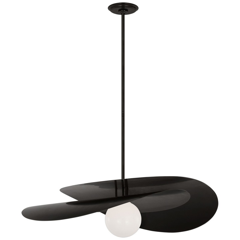 LED Pendant from the Mahalo Collection in Bronze Finish by Visual Comfort Signature