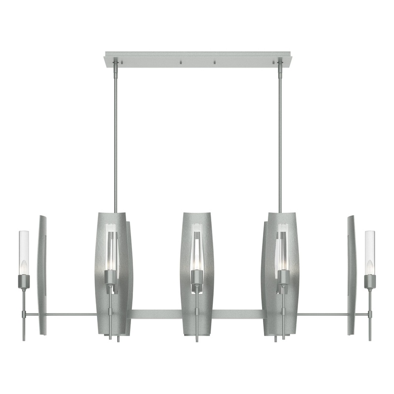 Passage 8-Light Pendant Vintage Platinum Clear Glass (ZM)
