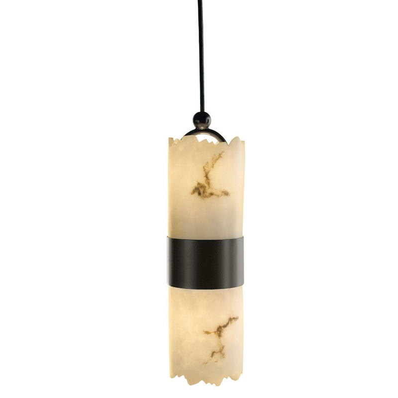 Pendant from the LumenAria Collection in Dark Bronze Finish by Justice Designs