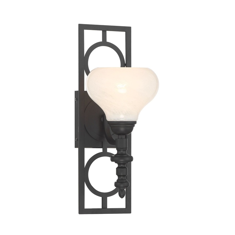 Allston 1-Light Wall Sconce Matte Black