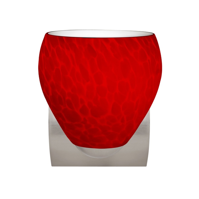 Besa 1WZ-4122RC-SN Besa Bolla Mini Sconce One Light Wall Sconce Satin Nickel