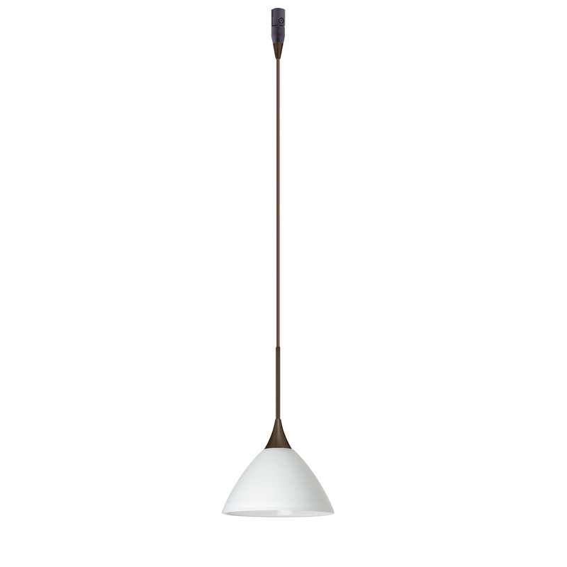 Besa RXP-174307-BR Domi One Light Pendant Bronze