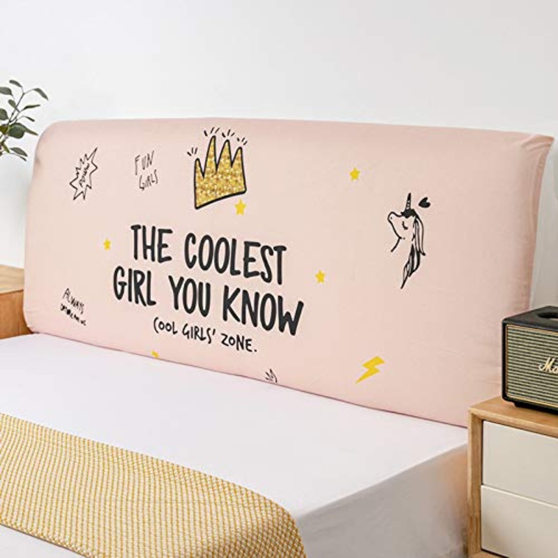 Copri Testata Letto Matrimoniale Elastica Fodera Elastica Protezione Peluche Testata Addensare Elastico All-inclusive Coperchio Europeo Soft Cover Lavabile Testata Letto,S-150 * 70CM