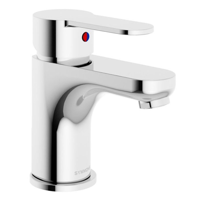 Lavatory Faucet Identity 1 Lever ADA WaterSense Polished Chrome 1.0 Gallons per Minute Metal Push Pop 1 Hole