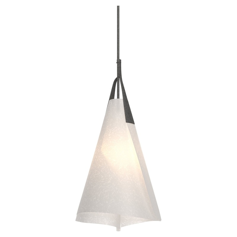 Mobius Tall Pendant Natural Iron