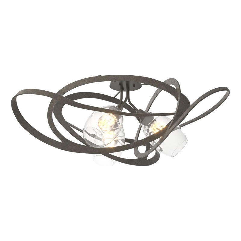 Nest Semi-Flush Dark Smoke
