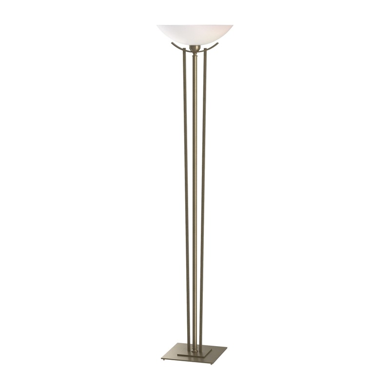 Taper Torchiere Soft Gold Opal Glass (GG)