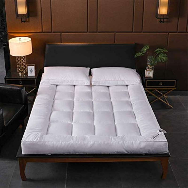 Z&HA Giapponese Piano Materasso Futon, Tatami Tappetino Portatile Materassino da Campeggio Bambini Sleeping Pad Pieghevole Roll Up Piano Lounger Divano Letto,Bianca,90x200cm