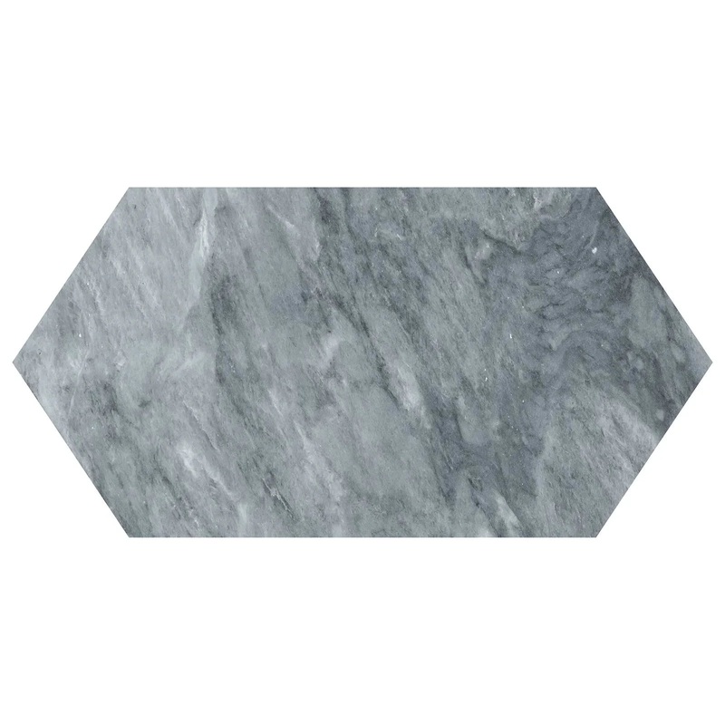 24 Inch Aqua Intenso Picket Brushed Marble Tile – 12″ x 24″