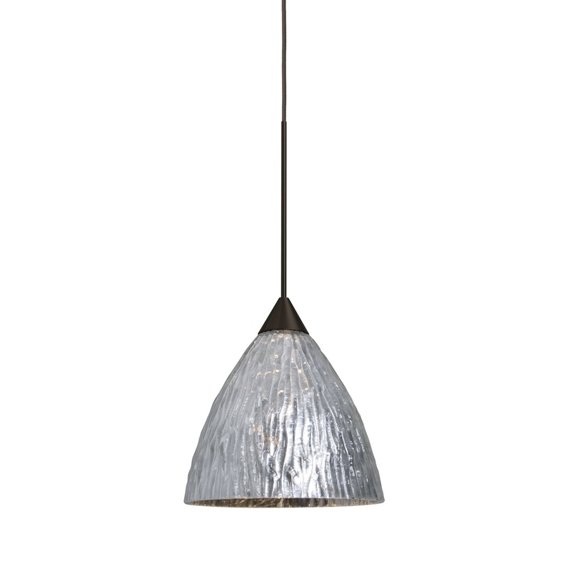 Besa 1XT-EVESS-LED-BR Eve One Light Pendant Bronze