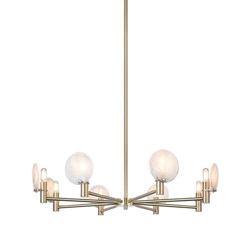 Cloudburst 8-Light Pendant Champagne Gold