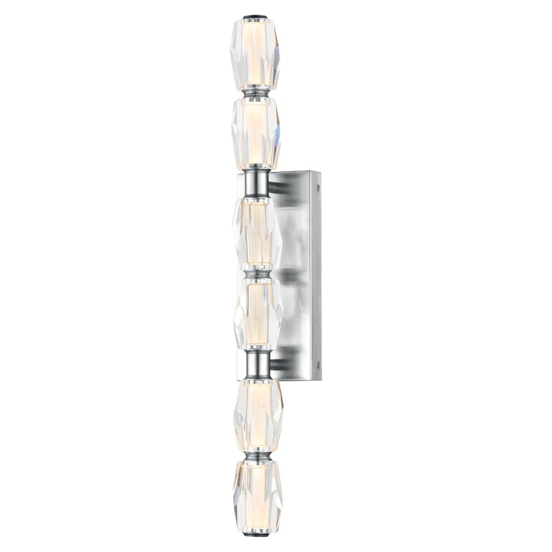 Dolce Vita 30″ LED Sconce Polished Chrome