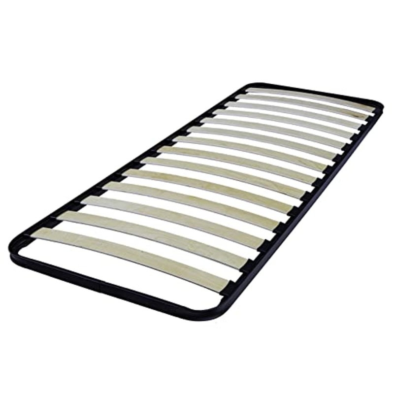 DOLCI SOGNI Rete Letto Singolo 90×190, Struttura Letto Singolo Senza Piedi, Rete Singola con Doghe di Legno, Pratica e Stabile, Rete Singola Doghe 90×190 da Incasso – 100% Made in Italy