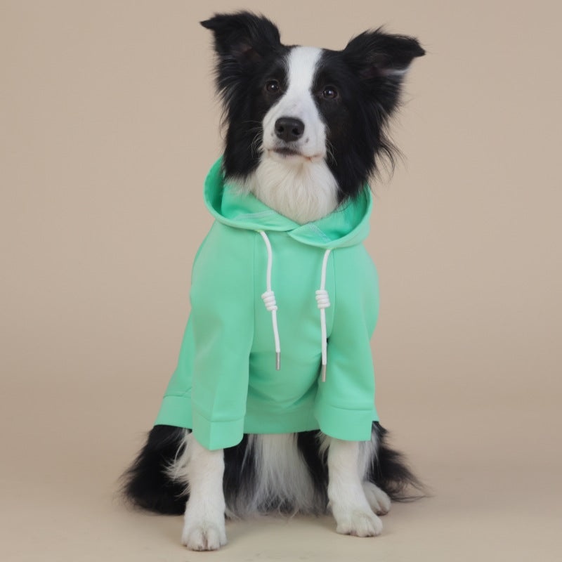 Green Classic Dog Sweatshirt with Hood & Drawstrings – For Large Dogs (Size : 9XL)