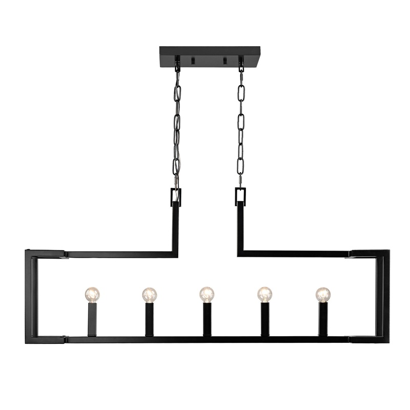 Kinsington Linear Pendant in Matte Black