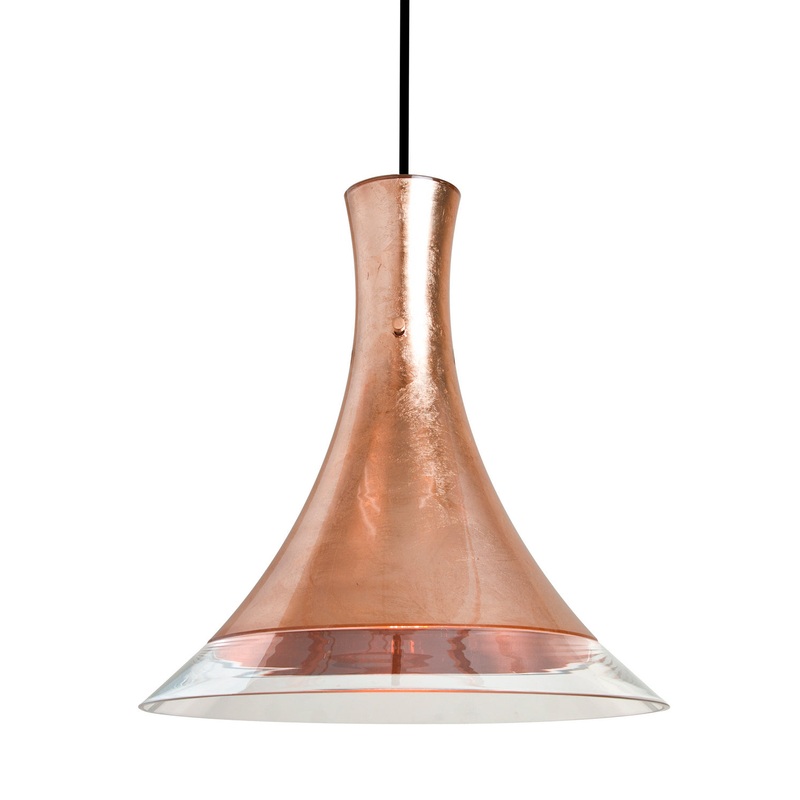 LED Pendant from the Rio Collection in Black Finish by Besa