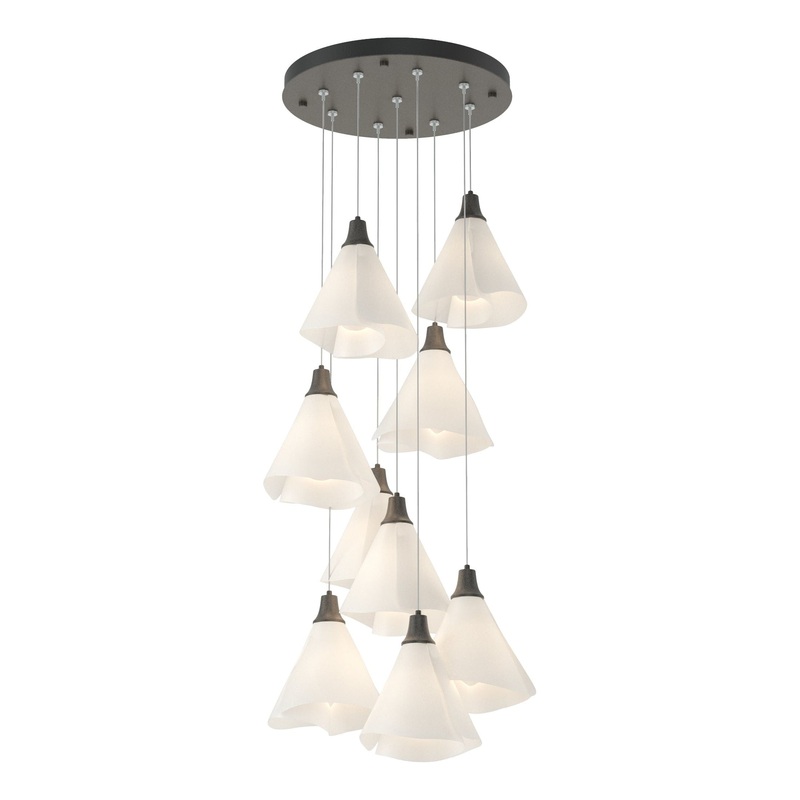 Mobius 9-Light Pendant Natural Iron
