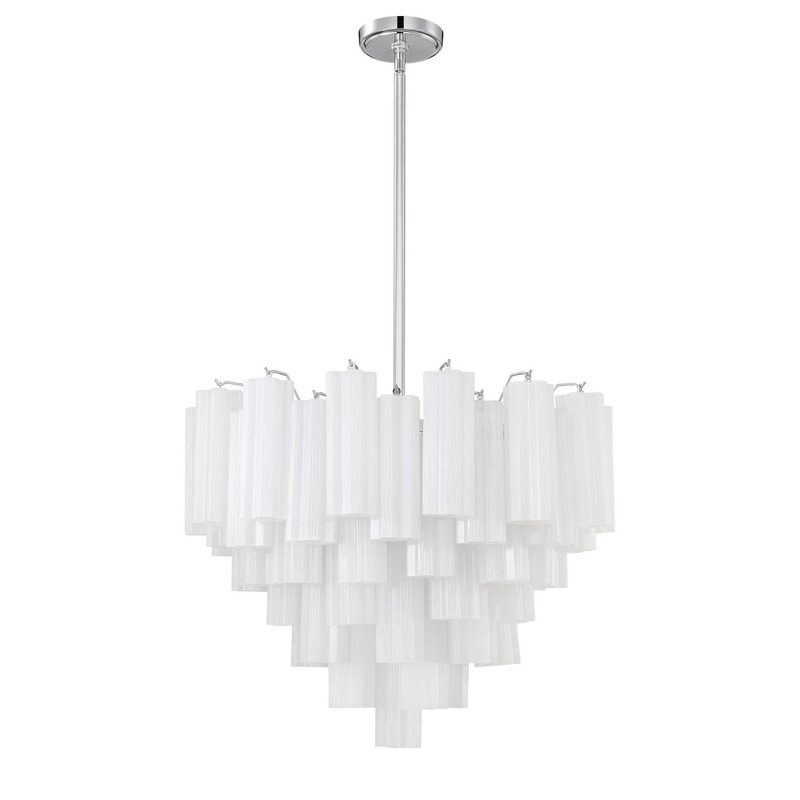 12 Light Chandelier from the Addis Collection in Polished Chrome Finish by Crystorama