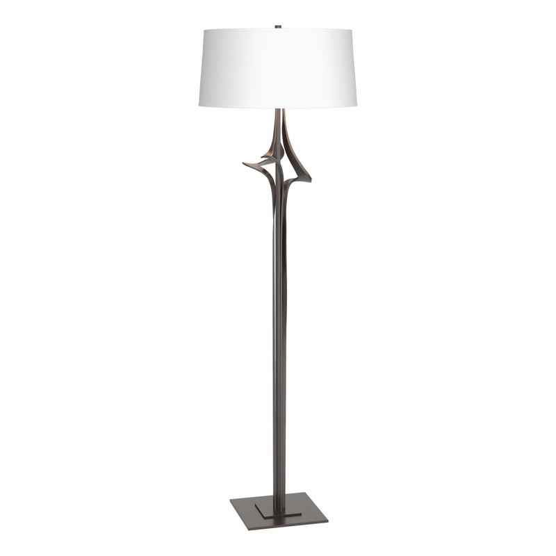 Antasia Floor Lamp Oil Rubbed Bronze Natural Anna Shade (SF)