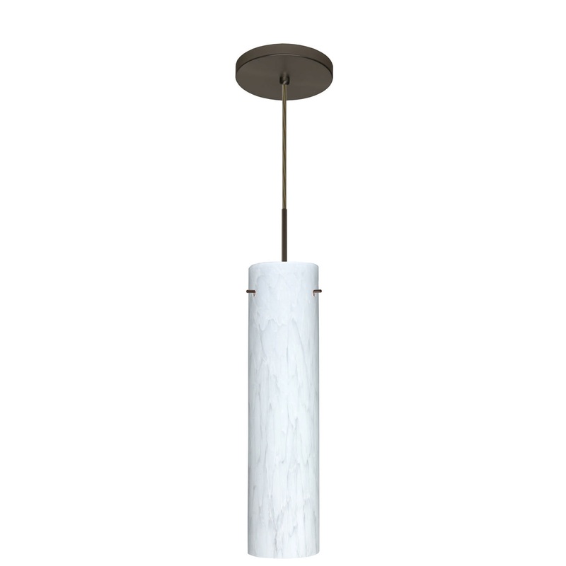 Besa 1JT-722419-BR Stilo One Light Pendant Bronze