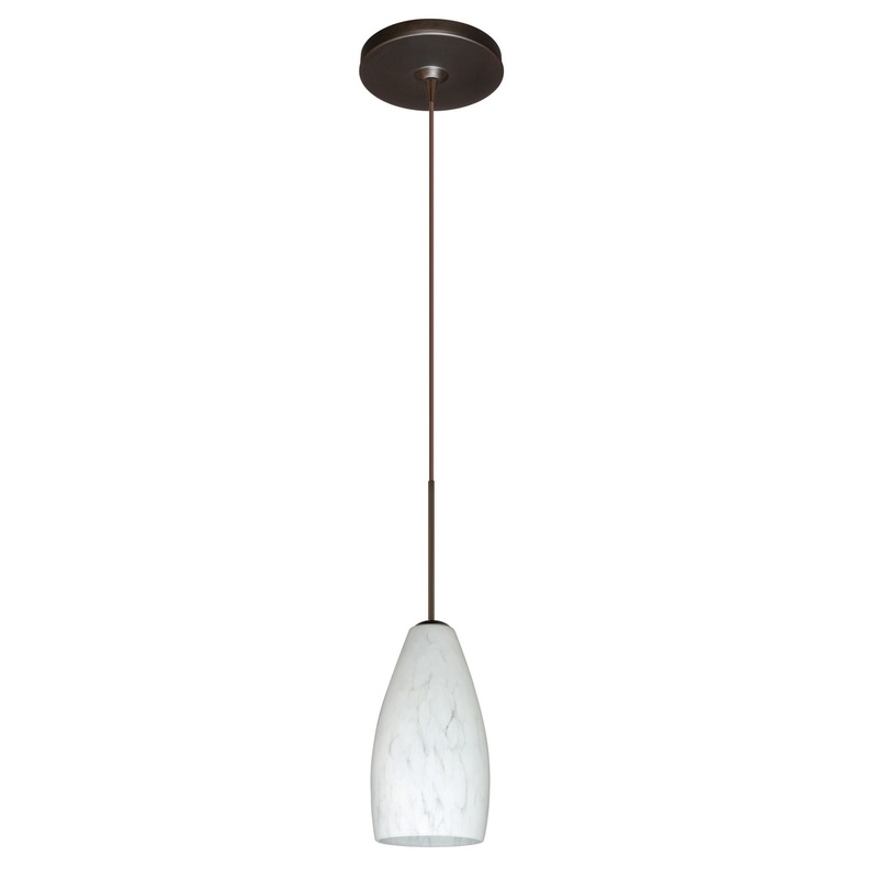 Besa 1XP-719819-BR Karli One Light Pendant Bronze (Discontinued)