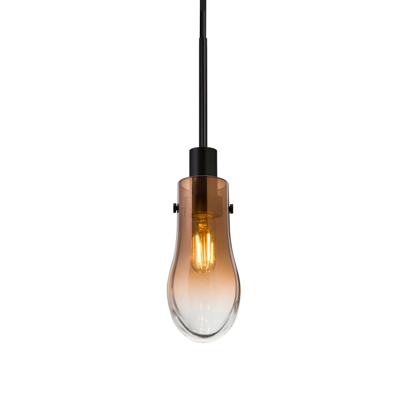 Besa J-WISHAM-EDIL-BK Wish One Light Pendant Black
