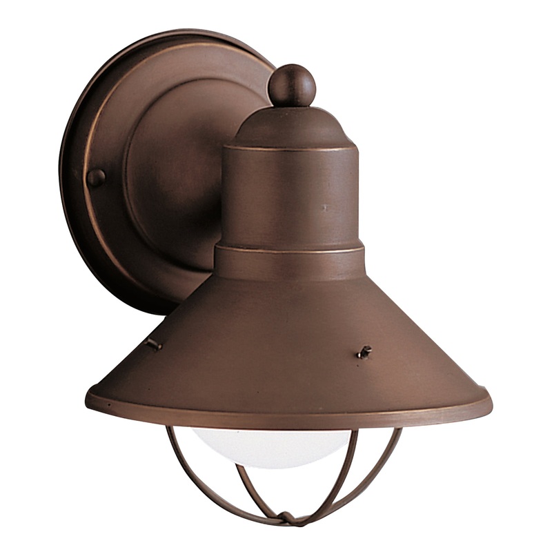 Kichler 9021OZ One Light Outdoor Wall Mount, Olde Bronze