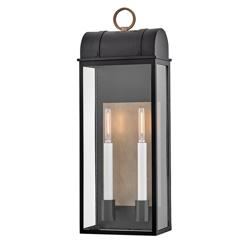 LED Outdoor Wall Mount from the Campbell Collection in Black Finish by Hinkley