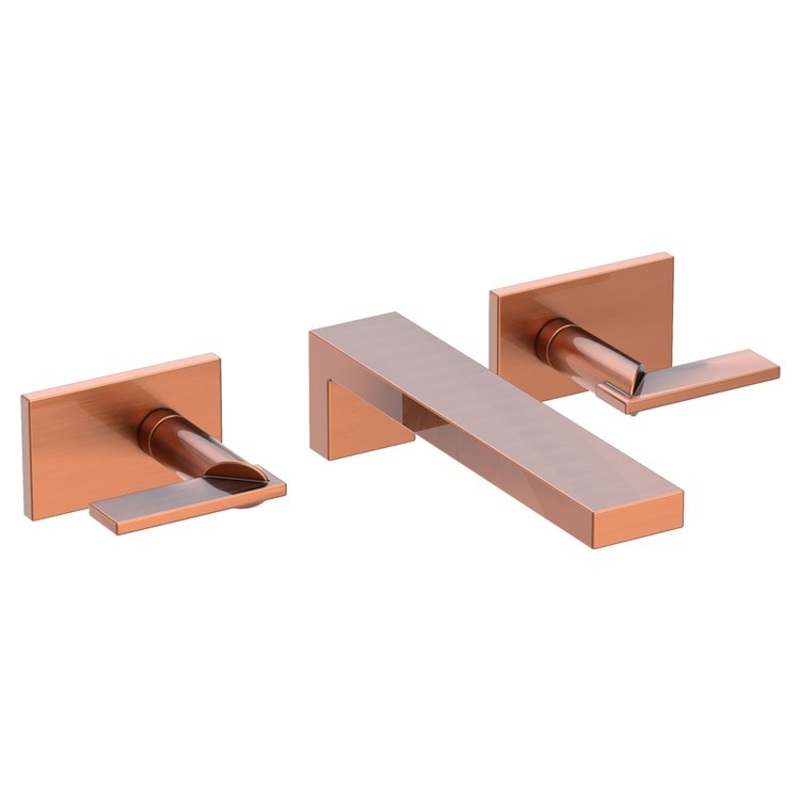 Metro Two Handle Wall-Mount Bathroom Faucet – Antique Copper