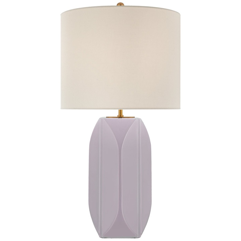 One Light Table Lamp from the Carmilla Collection in Lilac Finish by Visual Comfort Signature