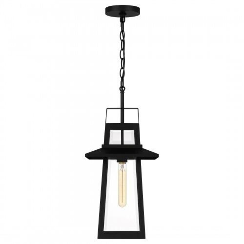 Quoizel DEV1910MBK Devonport Outdoor hanging 1 light matte black Outdoor