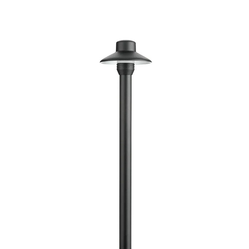 12V 3″ Dome Small Hat Path-Light (Drop-In) Black Brass
