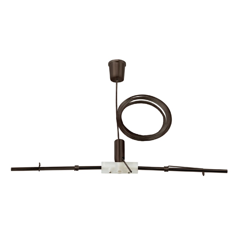 Adjustable Cable Hanger 12ft in Bronze Finish by Stone Lighting