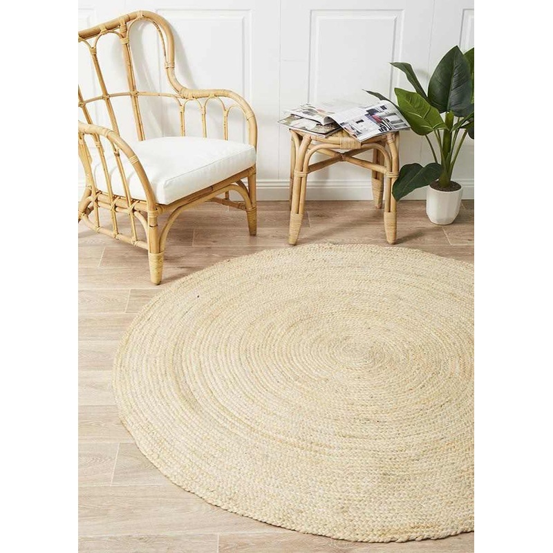 Atrium Polo Bleach By Rug Culture – 150X150cm ROUND