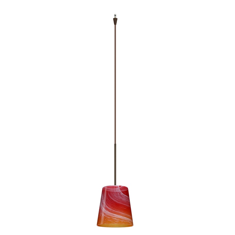 Besa XP-5131SL-BR Canto One Light Pendant Bronze (Discontinued)